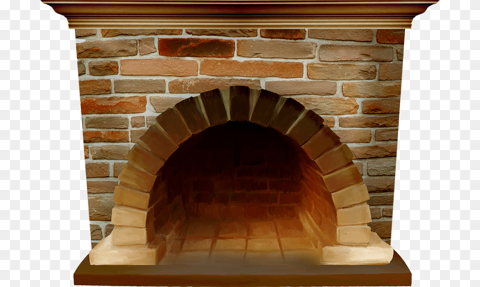 Fireplace, Brick, Hearth, Indoors Png