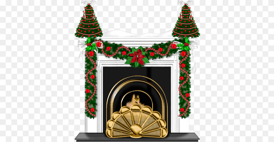 Fireplace, Indoors, Christmas, Christmas Decorations, Festival Png Image