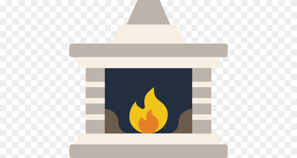 Fireplace Chimney Icon, Indoors, Hearth Free Png