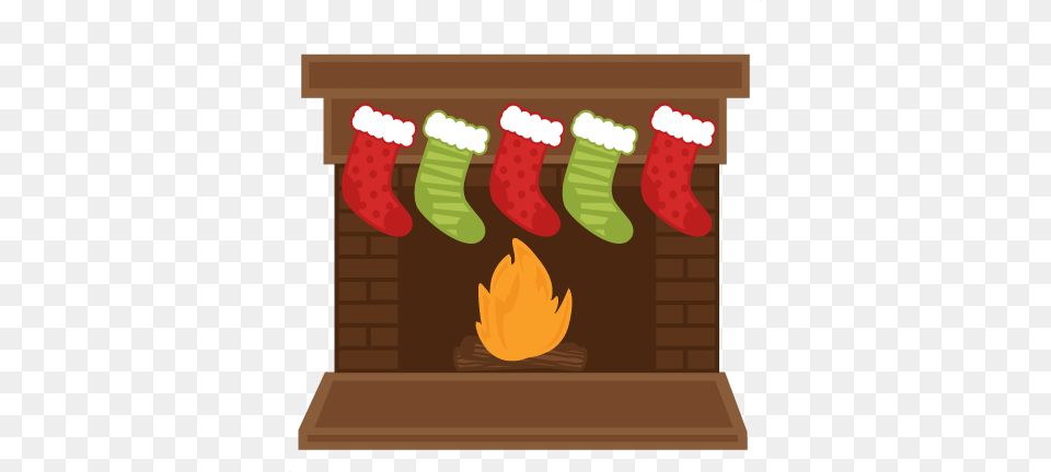 Fireplace Clipart Stocking Drawing, Hosiery, Clothing, Christmas, Festival Free Png Download