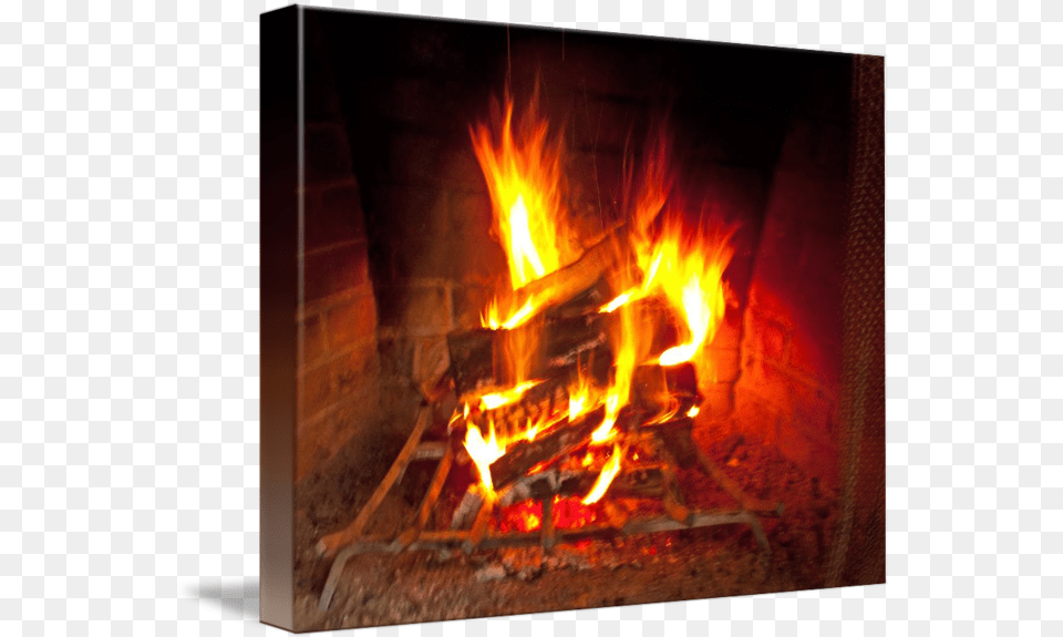 Fireplace Fire Warms Any Heart By Michael Karasik Hearth, Indoors, Flame Png Image