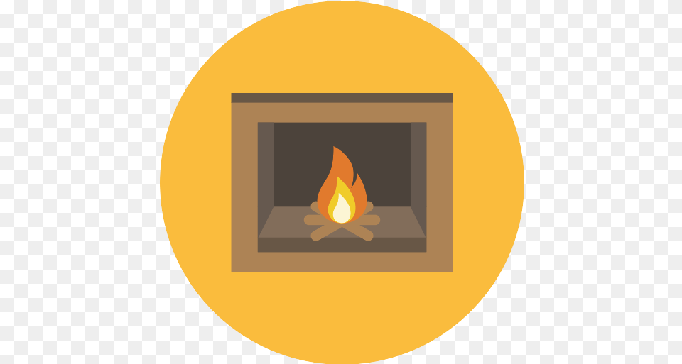 Fireplace Icon Flame, Indoors, Hearth, Fire Free Transparent Png