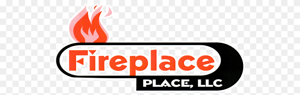 Fireplace Place Logo White Border, Light, Sticker, Fire, Flame Free Transparent Png