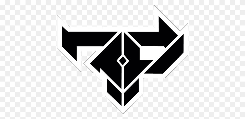 Firepower Fp Logo 5 Inch Stickers Destiny 2 Rasputin Symbol, Cross, Emblem Png Image