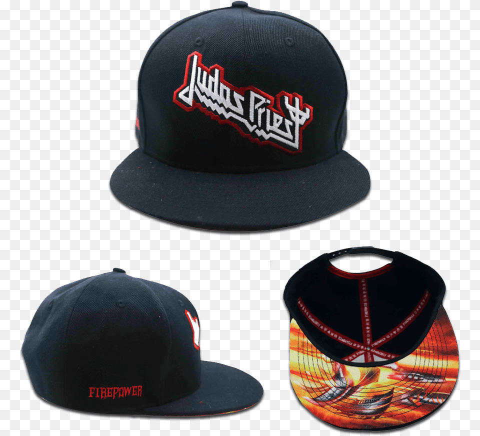 Firepower Snapback Cap Judas Priest Firepower Cap, Baseball Cap, Clothing, Hat Png Image