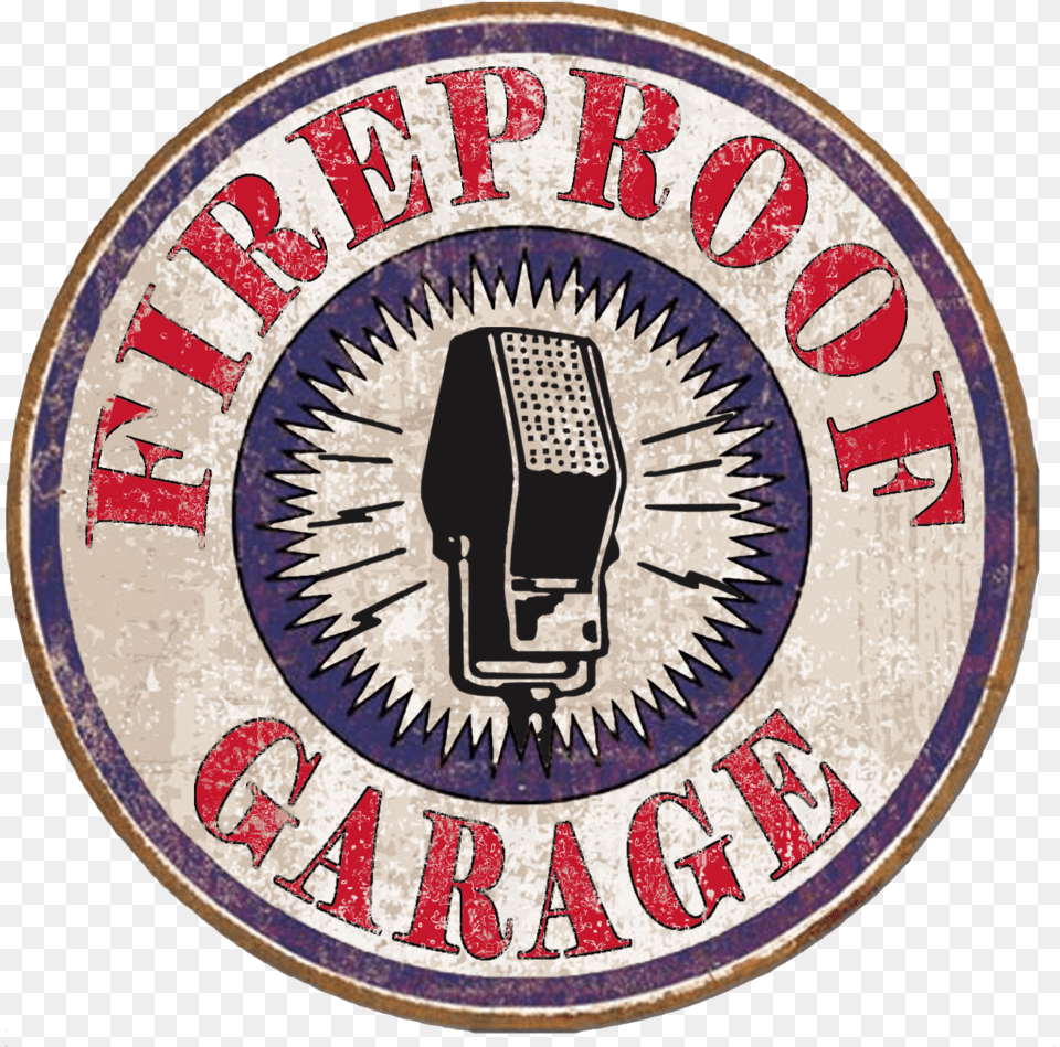 Fireproof Garage Logo V2 2 2 Shop72 Red Crown Gas Tin Signs Retro Vintage Gas, Home Decor, Symbol Free Transparent Png