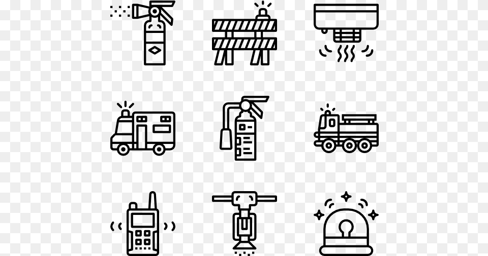 Firestation Web Hosting Icons, Gray Free Png