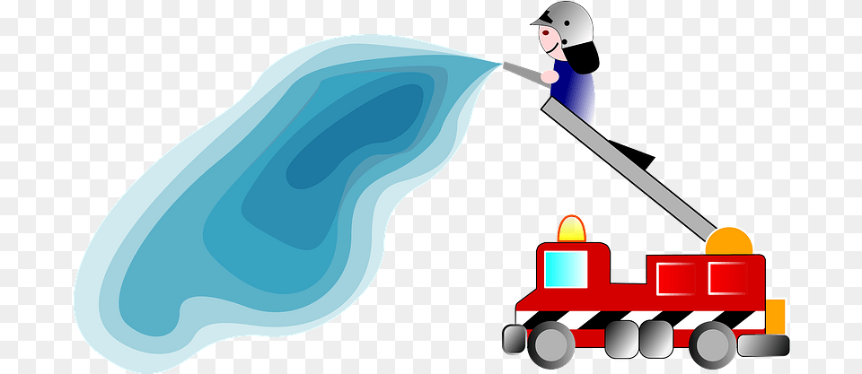 Firetruck And Fireman Clipart Transparent Fire Truck Clip Art, Ice, Outdoors, Nature, Device Free Png Download