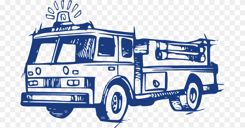 Firetruck Clipart Fire Truck Svg Transportation, Vehicle, Fire Truck, Machine Free Png Download