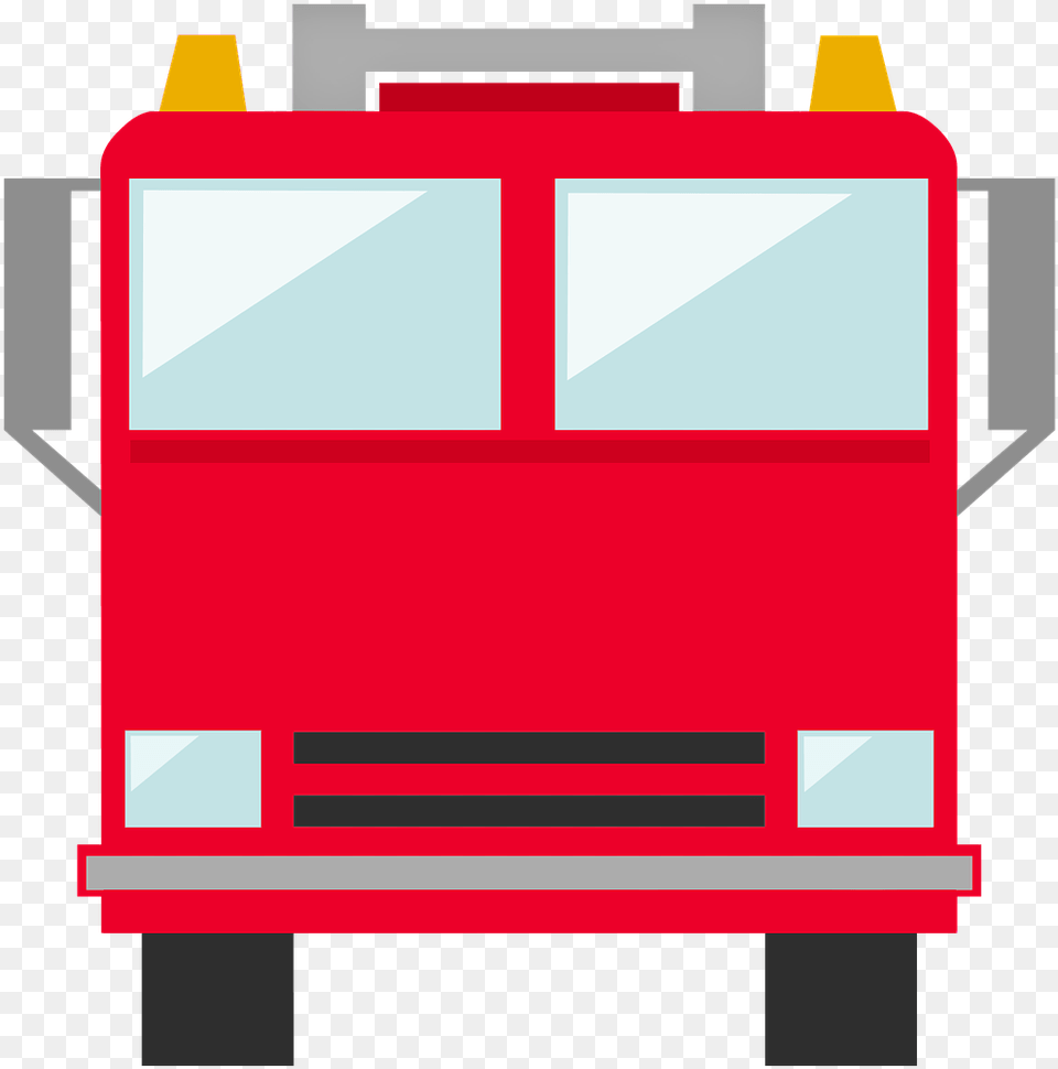 Firetruck Icon Fire Fire Truck Black White Clipart, Transportation, Vehicle, Fire Truck, First Aid Free Png