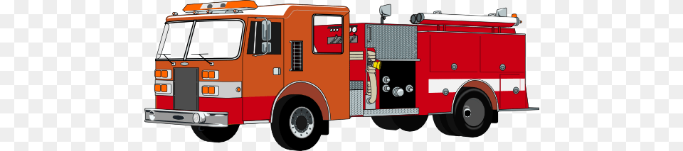 Firetruck Stock Vector Illustration And Royalty, Transportation, Vehicle, Truck, Fire Truck Free Png