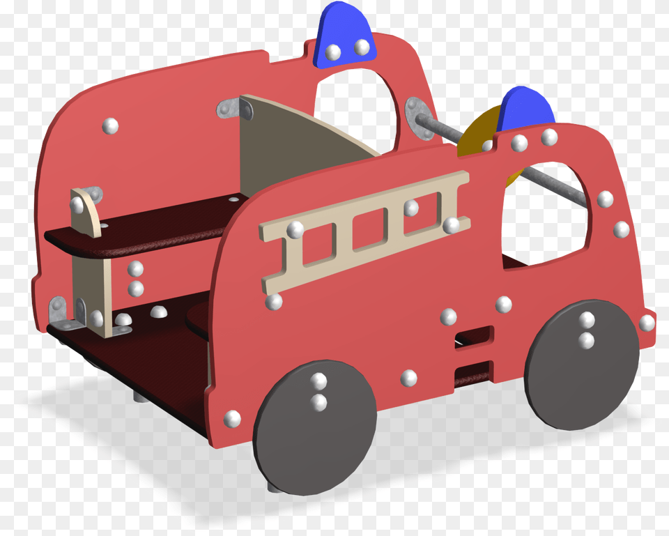 Firetruck Toy Vehicle, Bulldozer, Machine, Transportation, Furniture Png