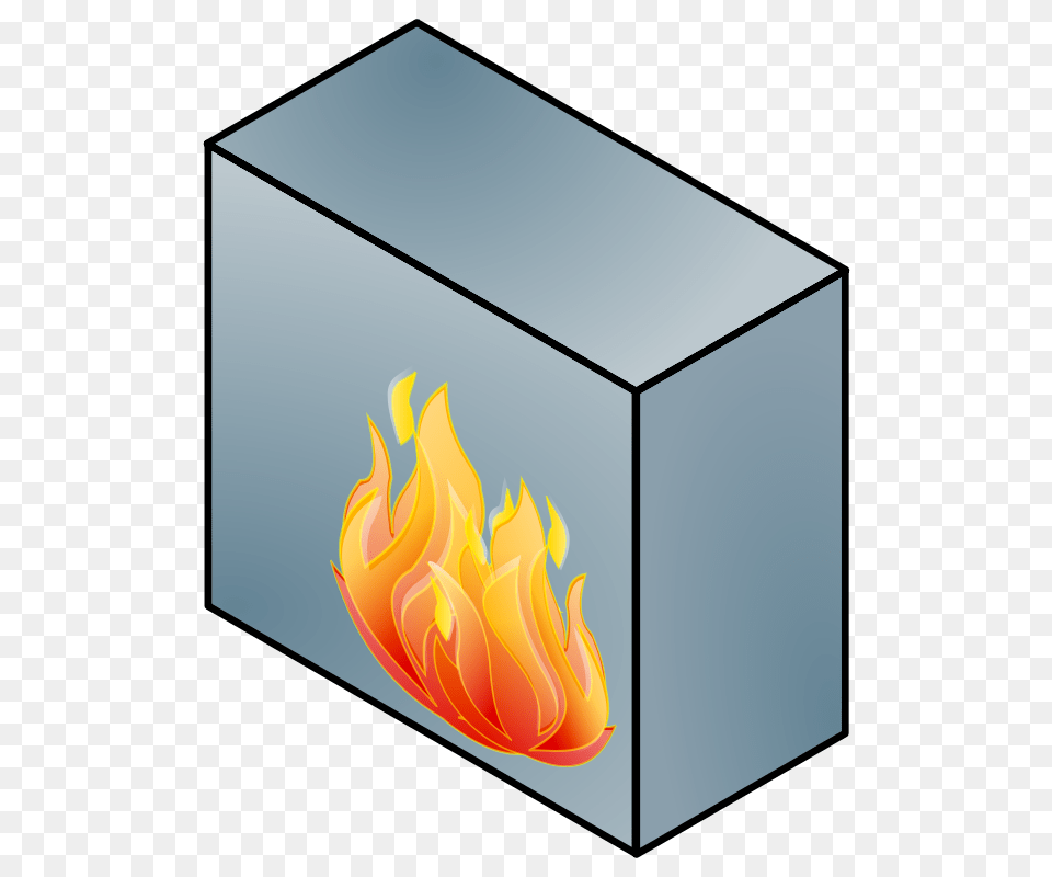 Firewall, Box, Fire, Flame Free Png Download
