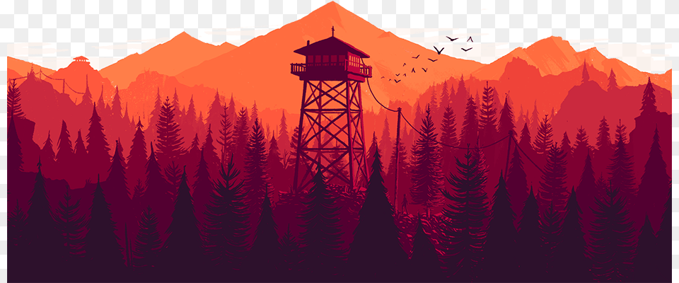 Firewatch El Nuevo Proyecto Independiente Del Estudio Ps4 Firewatch, Nature, Outdoors, Scenery, Plant Free Png