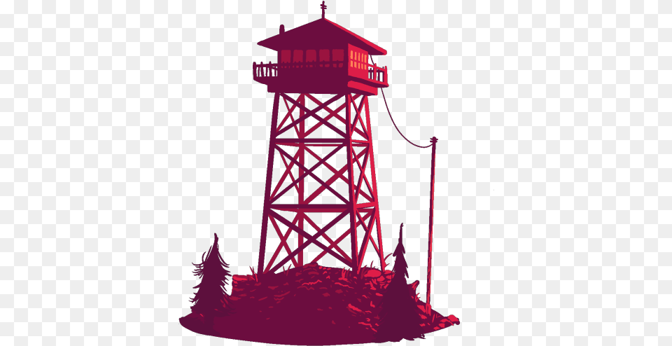 Firewatch Pc, Architecture, Building, Tower Free Png Download