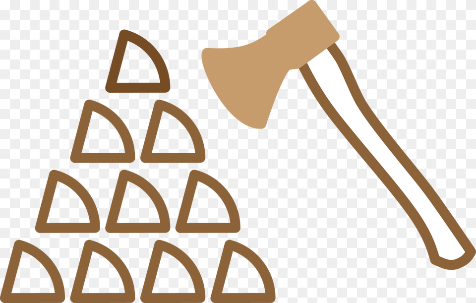 Firewood Stack And Ax Icon For Above And Beyond Tree, Weapon, Device, Axe, Tool Png Image