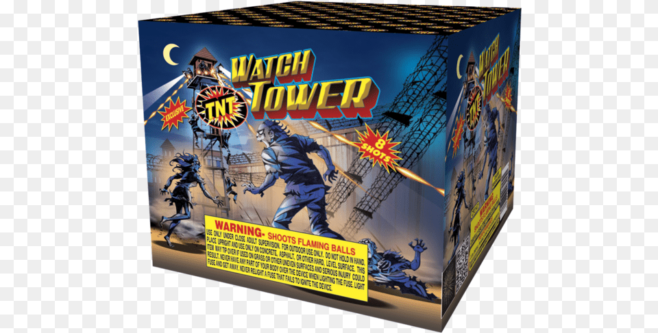 Firework Aerial Finale Watch Tower Tnt Fireworks, Book, Person, Publication, Adult Free Transparent Png