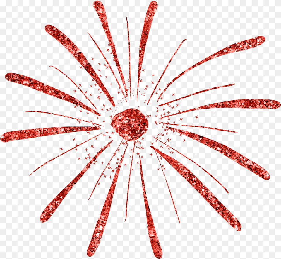 Firework Explosion Explosive Star Decoration Red Circle, Fireworks, Plant Free Transparent Png
