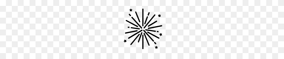 Firework Icons Noun Project, Gray Png