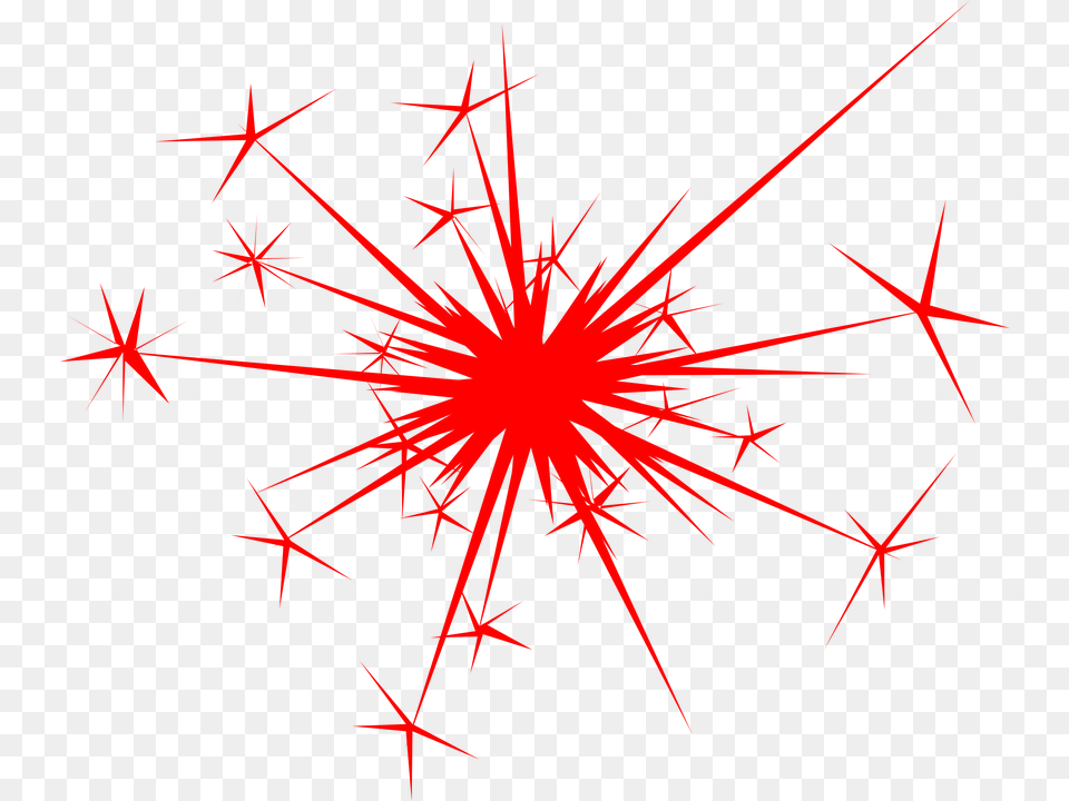 Firework Star Red Explosion Abstract Sparkle Clip Art, Light, Nature, Outdoors, Fireworks Free Transparent Png