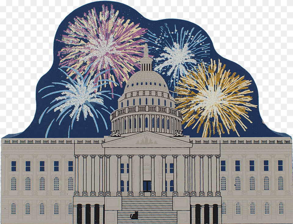 Fireworks, Architecture, Building, City Png Image