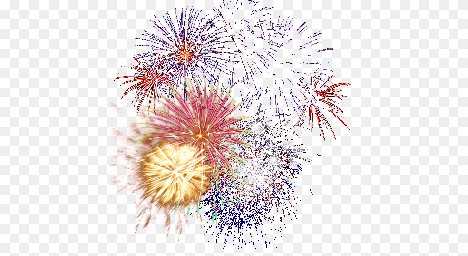 Fireworks, Art, Collage Png