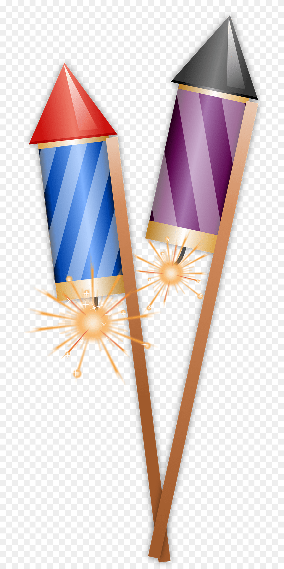 Fireworks Bottle Rockets Clipart, Pencil, Lamp Free Png
