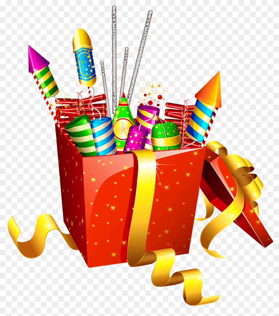 Fireworks Clipart Festive, Clothing, Hat, Food, Sweets Png
