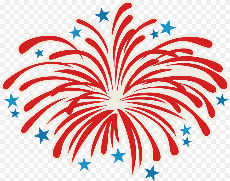 Fireworks Clipart Fire Cracker Transparent 4th Of July Fireworks, Pattern, Art, Floral Design, Graphics Free Png