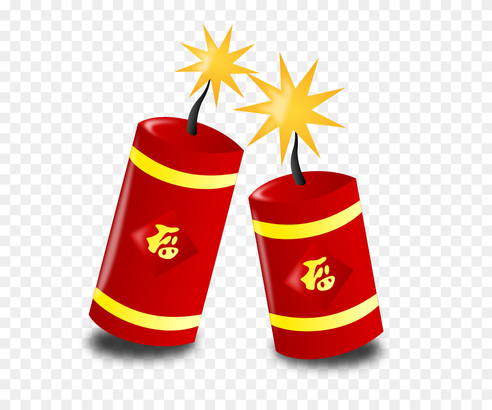 Fireworks Clipart Frpic Chinese New Year Clip Art, Dynamite, Weapon Png Image