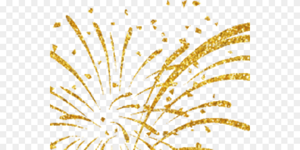 Fireworks Clipart Golden New Year Fireworks Accessories, Person, Lighting, Chandelier Free Transparent Png