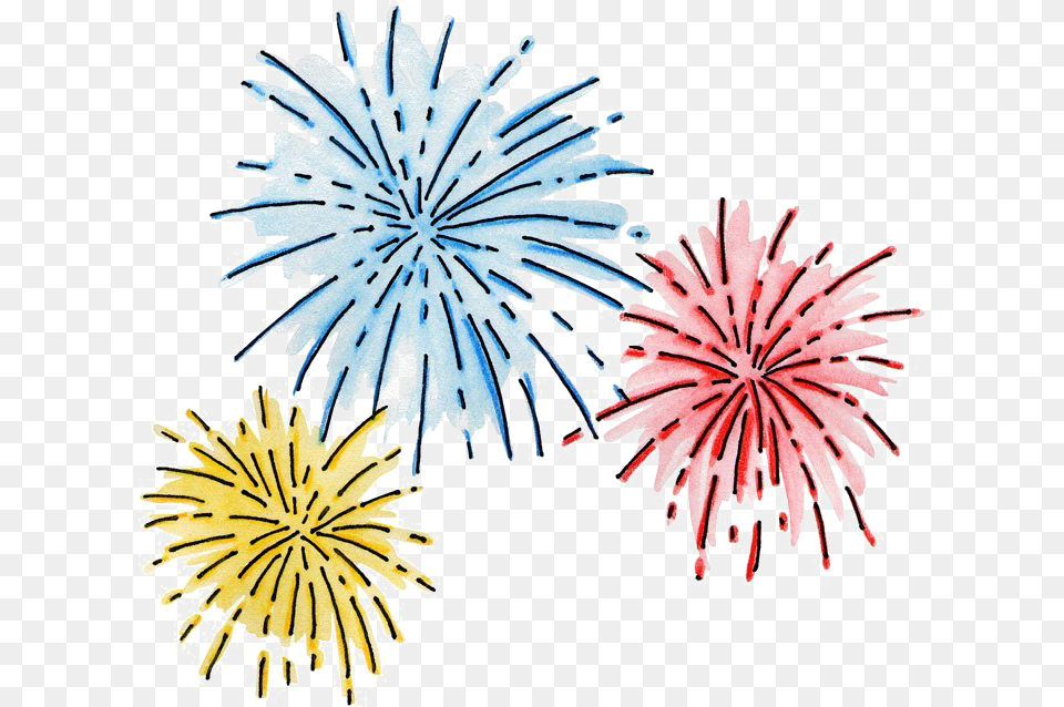 Fireworks Clipart New Year Fireworks Clipart, Outdoors, Nature, Snow Free Transparent Png