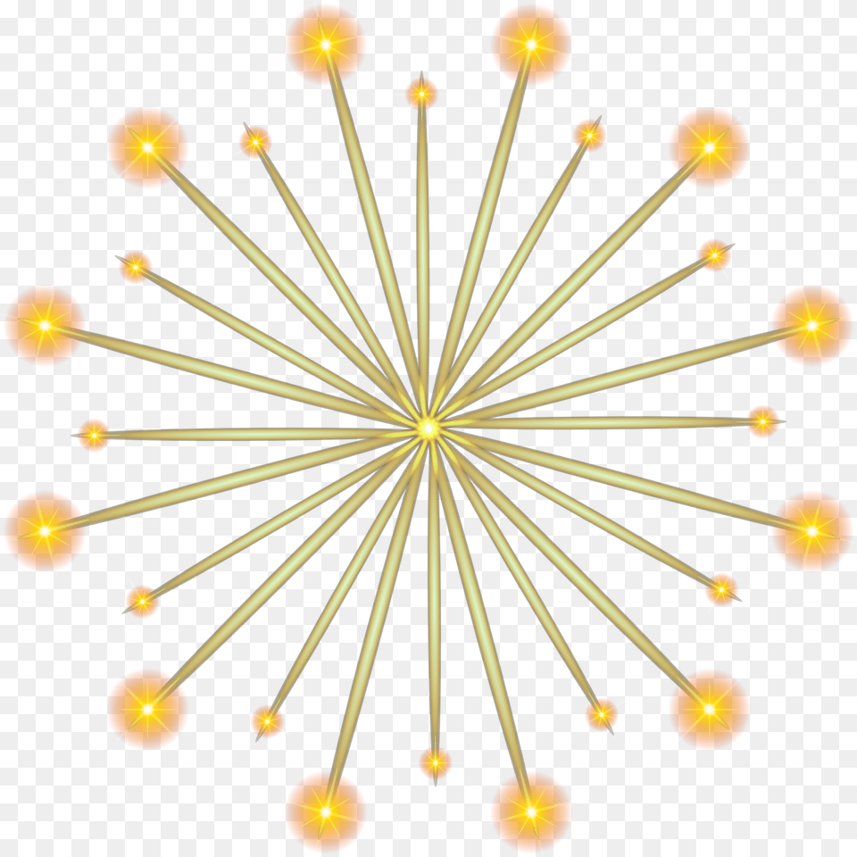 Fireworks Clipart Yellow Orange Fireworks Transparent Free Png Download