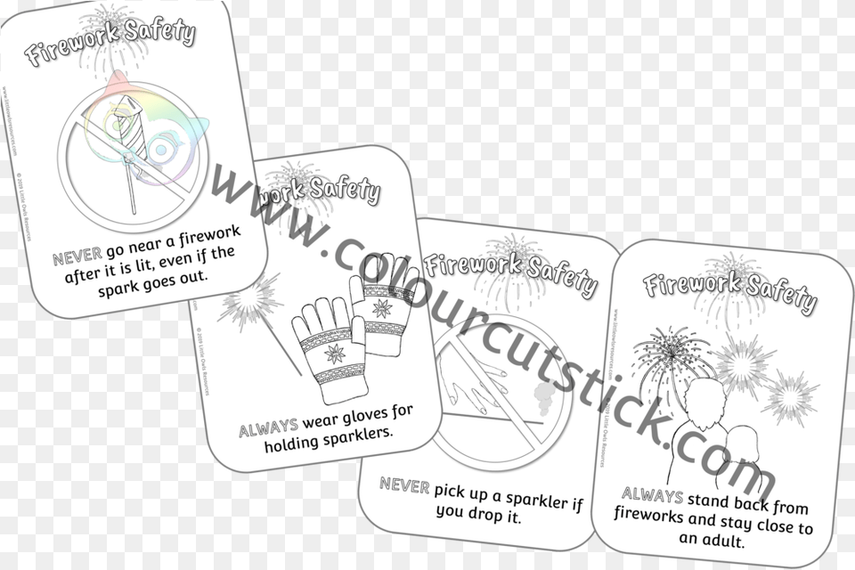 Fireworks Colouringcoloring Pages For Children Kids, Text Png