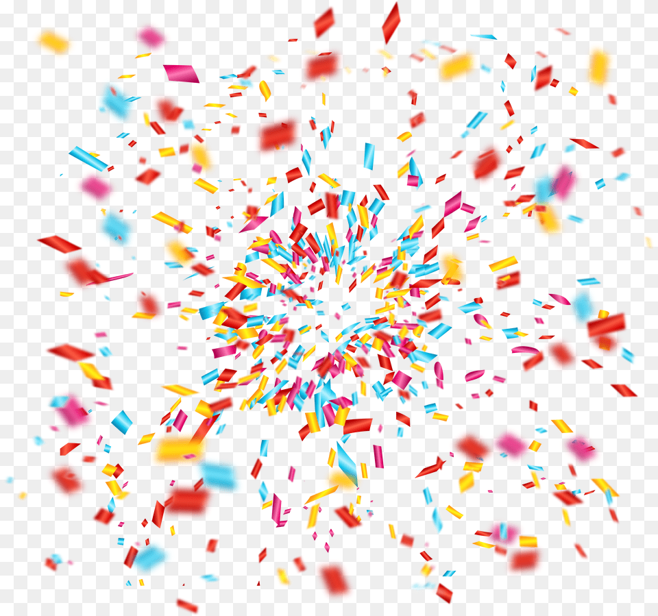 Fireworks Confetti Party Free Png Download
