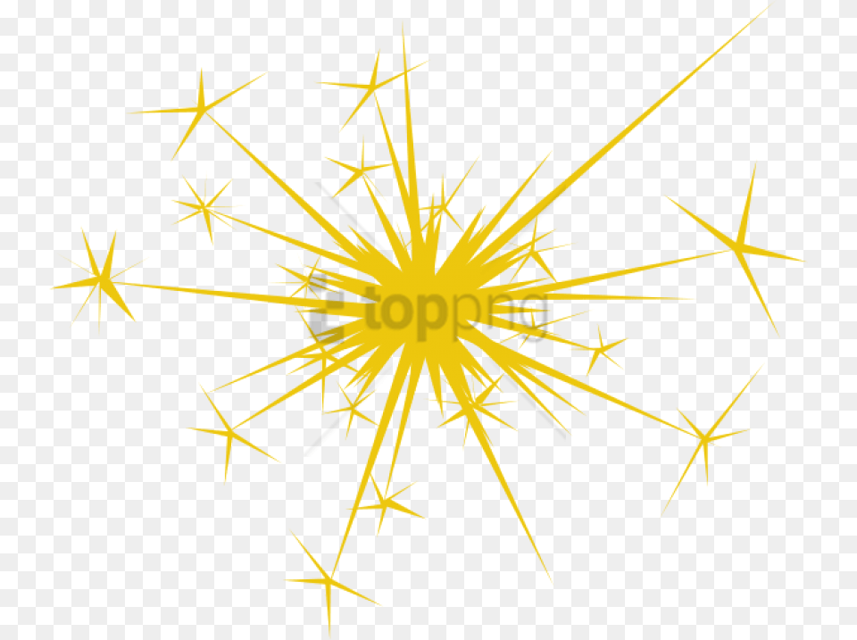 Fireworks Gold Image With Transparent Background Sparkle Clip Art, Nature, Outdoors, Aircraft, Airplane Png