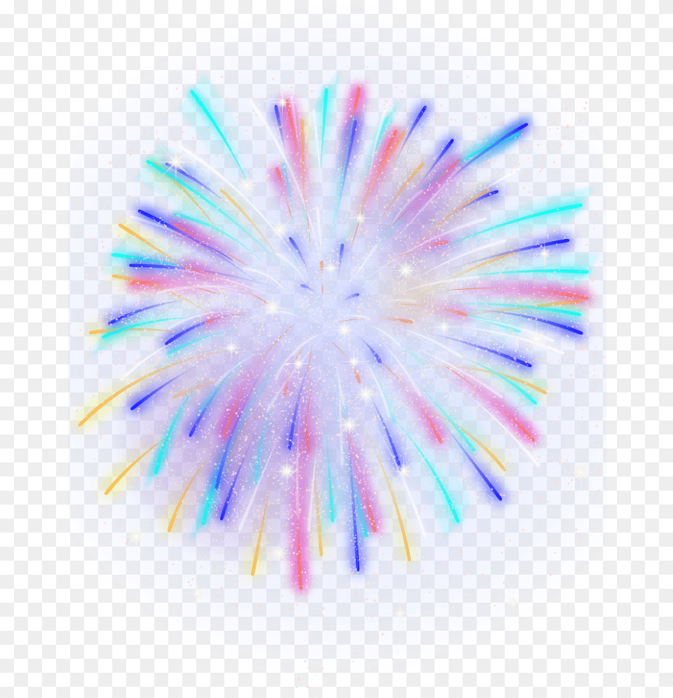 Fireworks Neon Colorful Floral Sparkle Neon Firework Background, Pattern, Accessories, Fractal, Ornament Free Png