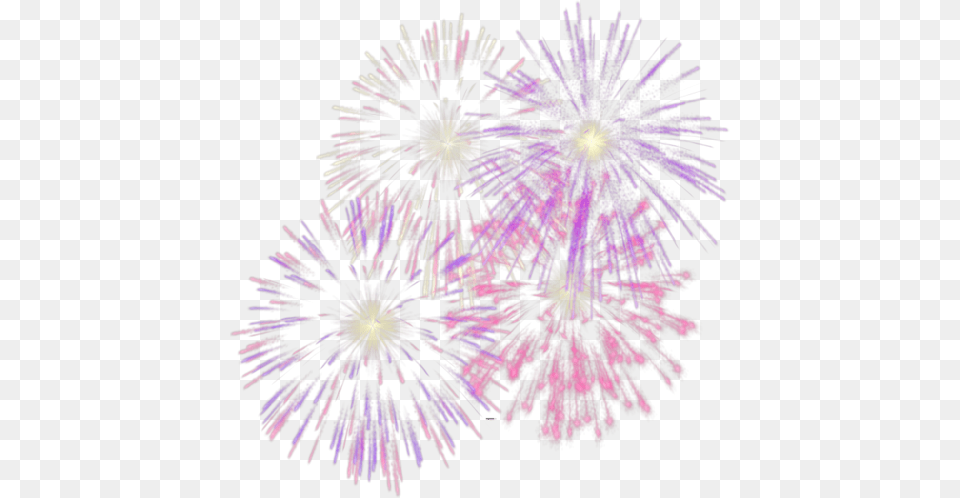 Fireworks Pink Sparkling Fireworks Background, Purple Png Image