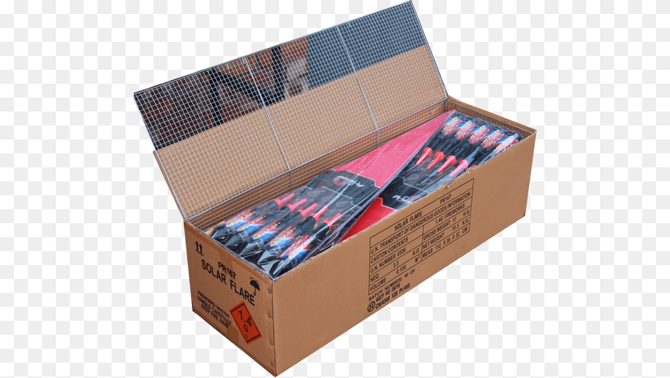 Fireworks Rocket Box Packaging, Cardboard, Carton Png