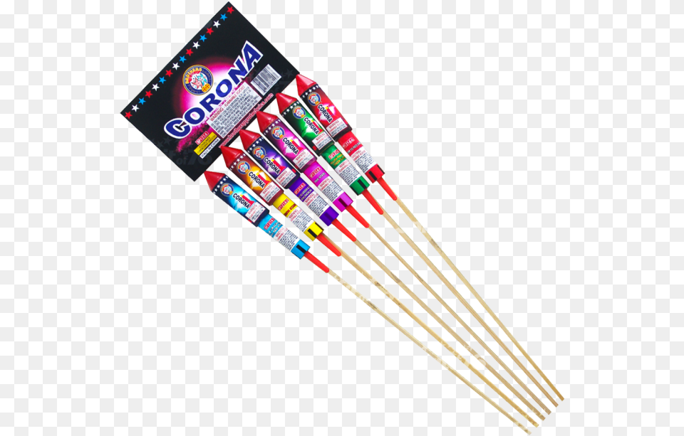 Fireworks Stick With Rockets Free Png Download