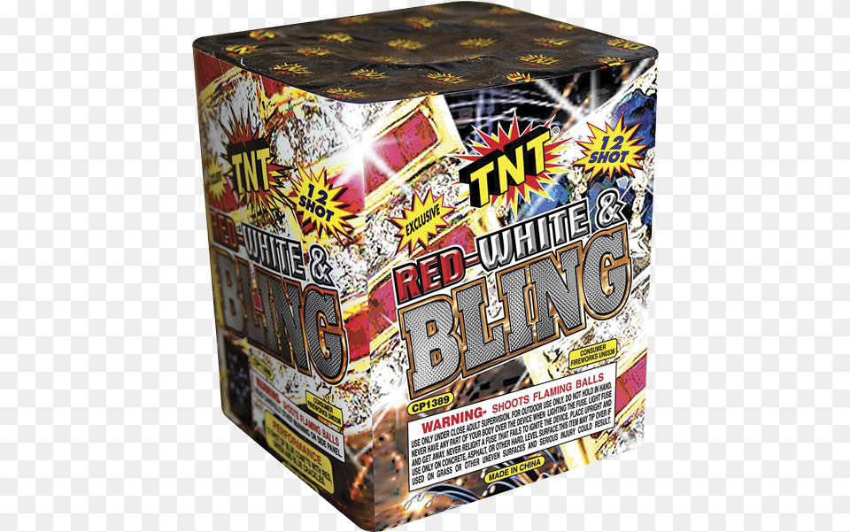 Fireworks Tnt Red White U0026 Bling Tnt Fireworks Free Png Download