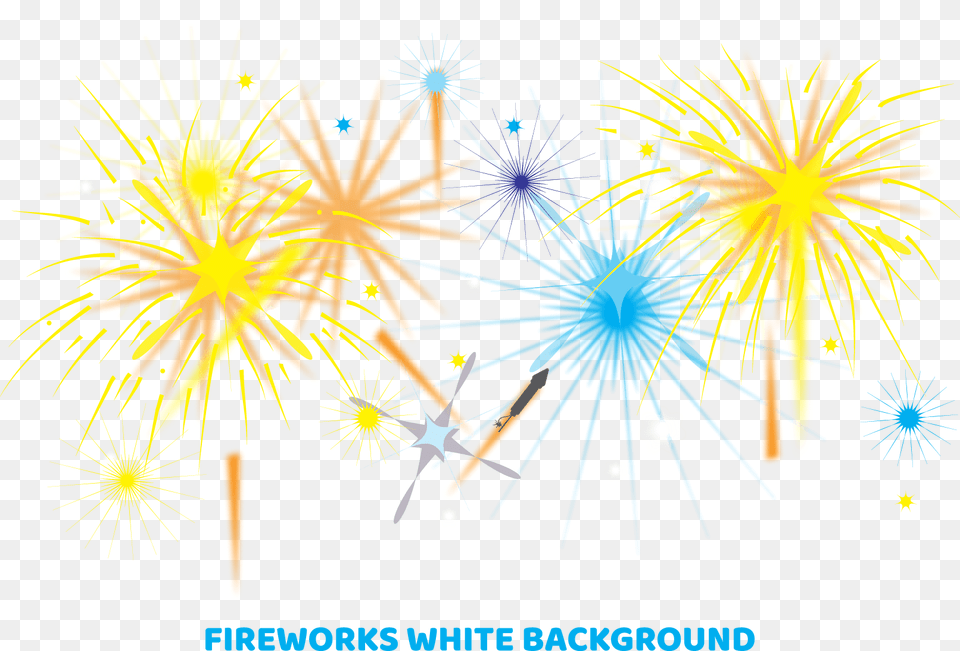 Fireworks White Background Illustration Fundo Fogos De Artificio, Light, Art, Graphics, Flare Free Png Download