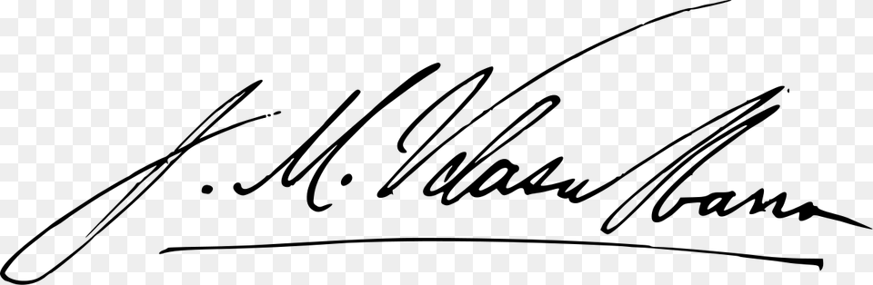 Firma De Velasco Ibarra Firma De Jose Maria Velasco, Gray Free Transparent Png