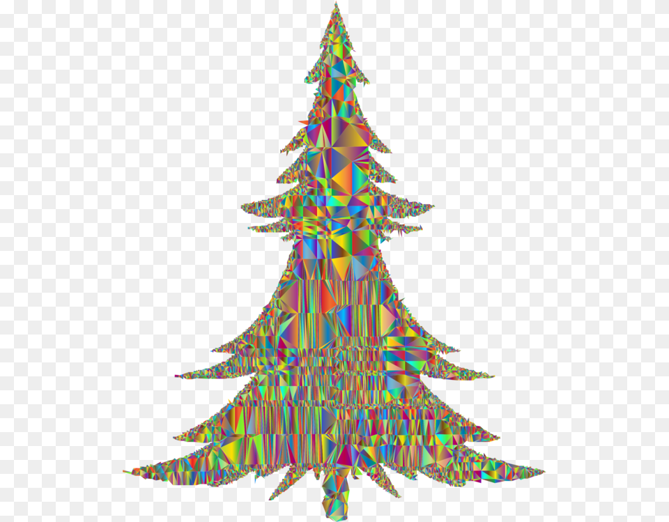 Firpine Familychristmas Decoration Silhouette Christmas Tree Outline, Christmas Decorations, Festival, Christmas Tree, Adult Free Png Download