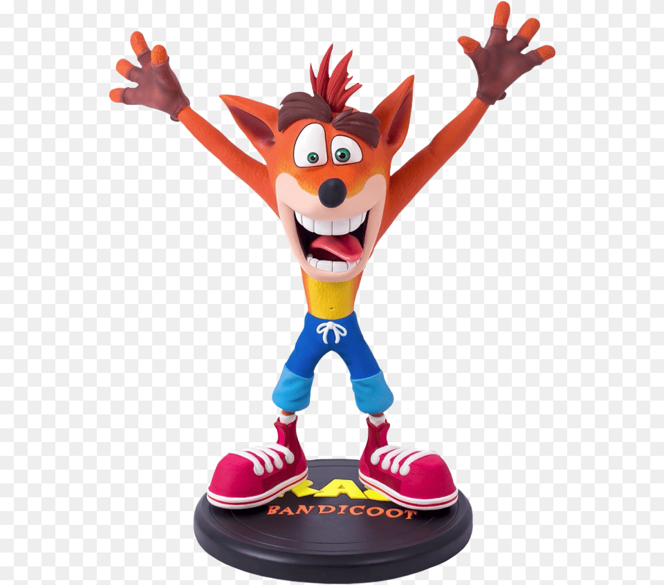 First 4 Figures Crash Bandicoot, Figurine, Baby, Person Free Png