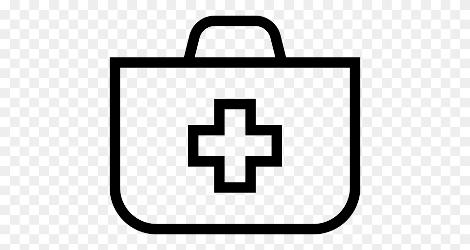 First Aid First Aid Bag First Aid Kit Icon With And Vector, Gray Png