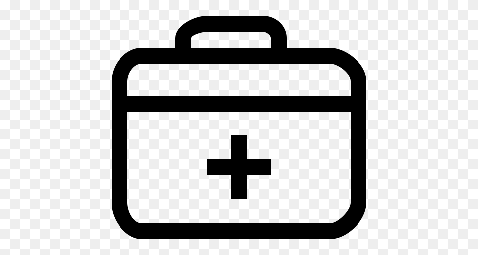 First Aid First Aid Box First Aid Kit Icon With And Vector, Gray Free Png Download