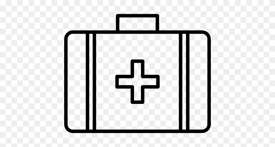 First Aid Kit, Gray Free Transparent Png