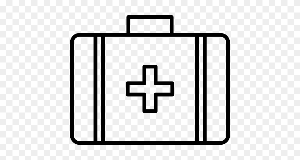 First Aid Kit, Gray Free Png Download