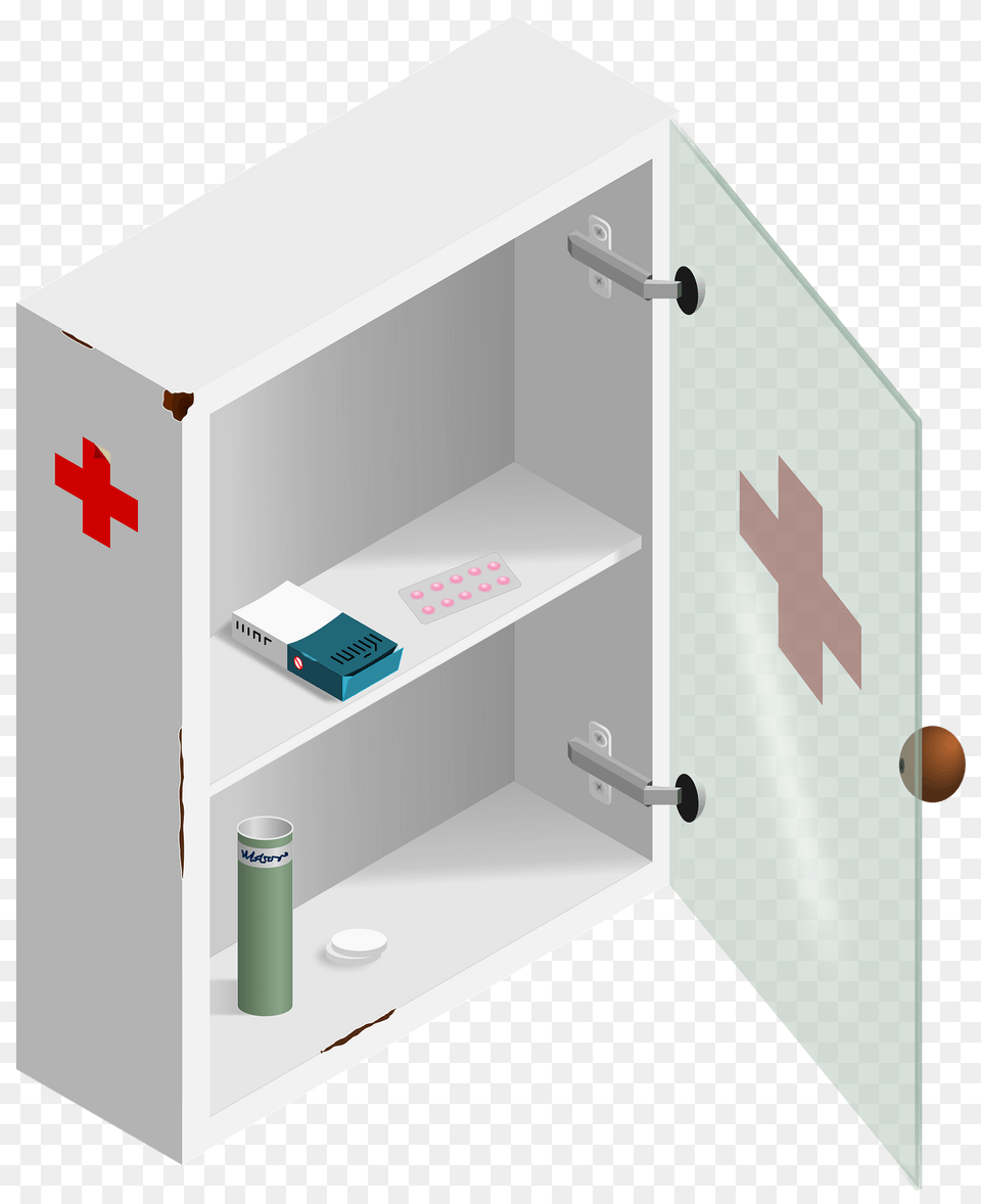 First Aid Kit Clipart, Cabinet, Furniture, Medicine Chest, Mailbox Png Image